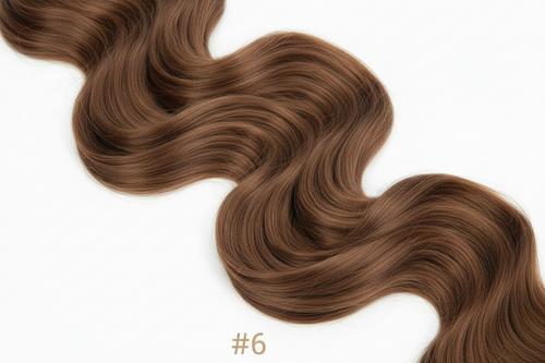 COFFEE BROWN AND CREAMY BEIGE MONEY PIECE