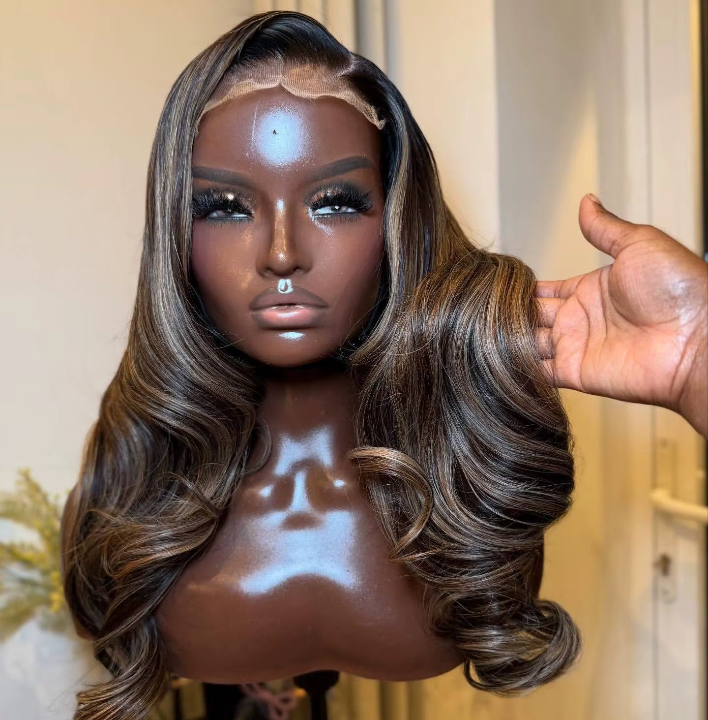 CUSTOM-CREAMY BEIGE AIRTOUCH BALAYAGE