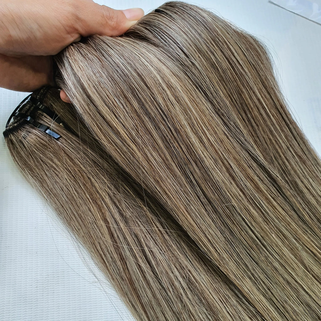 Blonde Brown Air Touch